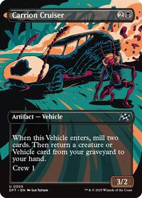 Carrion Cruiser (Borderless) - Aetherdrift - Magic: The Gathering card