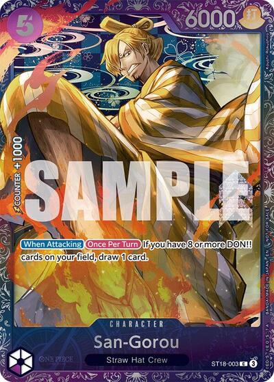 San-Gorou (Treasure Cup 2025) One Piece Promotion Cards C One Piece card — value and price