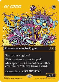 Gas Guzzler (Borderless) (First-Place Foil) - Aetherdrift - Magic: The Gathering card