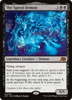MTG スピードデーモン ボーダーレス ファーストプレイスfoil 英語版 The Speed Demon (First-Place Foil) - Aetherdrift - Magic