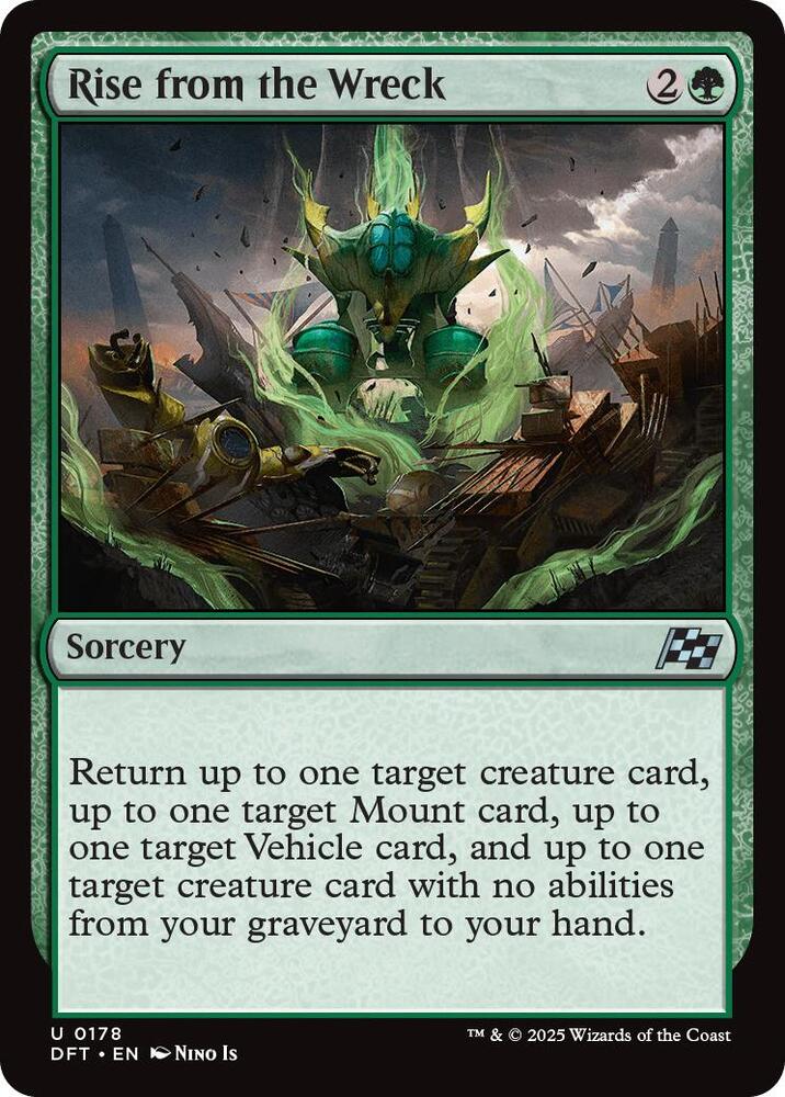 Rise from the Wreck 178 card
