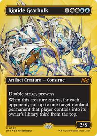 Riptide Gearhulk (Borderless) (First-Place Foil) - Aetherdrift