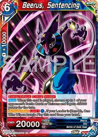 Beerus, Sentencing card art
