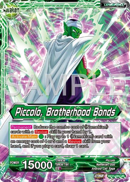Piccolo // Piccolo, Brotherhood Bonds - History of Z - Dragon Ball