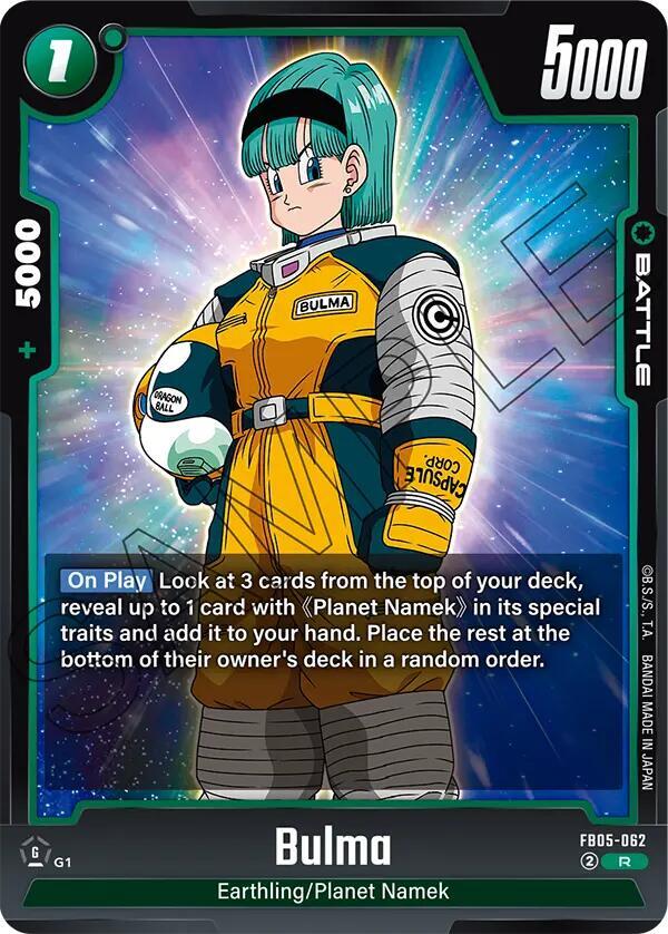 Bulma - FB05-062 - New Adventure - Dragon Ball Super: Fusion World
