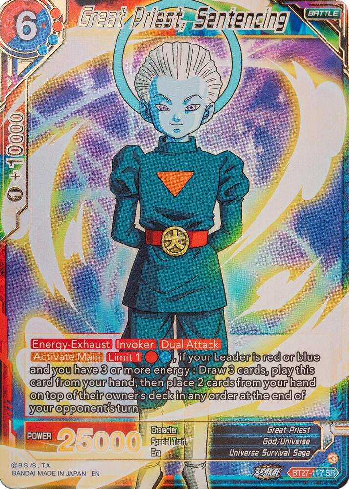 Great Priest, Sentencing - History of Z - Dragon Ball Super