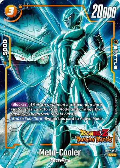 Meta-Cooler (Dragon Ball Z Dokkan Battle Alternate Art) Blazing Aura Alternate Art Reprints Uncommon Dragon Ball card — value and price
