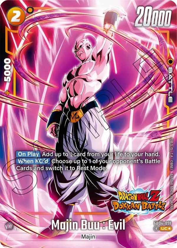 Majin Buu : Evil - FB04-091 (Dragon Ball Z Dokkan Battle