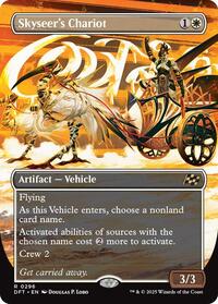 Skyseer's Chariot (Borderless) - Aetherdrift - Magic: The Gathering card