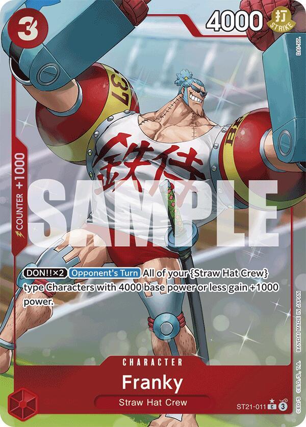 Franky Parallel onepiece card