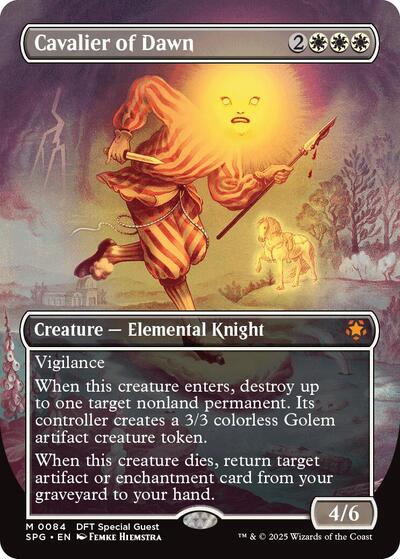 Cavalier of Dawn Borderless