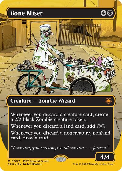 Bone Miser Borderless First Place Foil