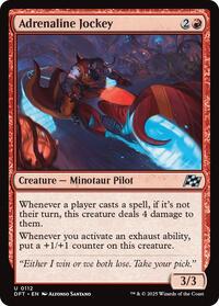 Adrenaline Jockey - Aetherdrift - Magic: The Gathering card