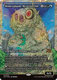 Mimeoplasm, Revered One (Showcase) (Fracture Foil) - Aetherdrift - Magic: The Gathering card
