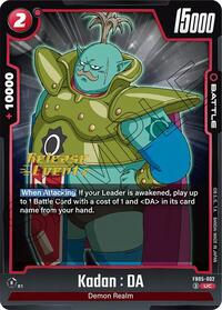 Kadan : DA - New Adventure Release Event Cards - Dragon Ball Fusion World card
