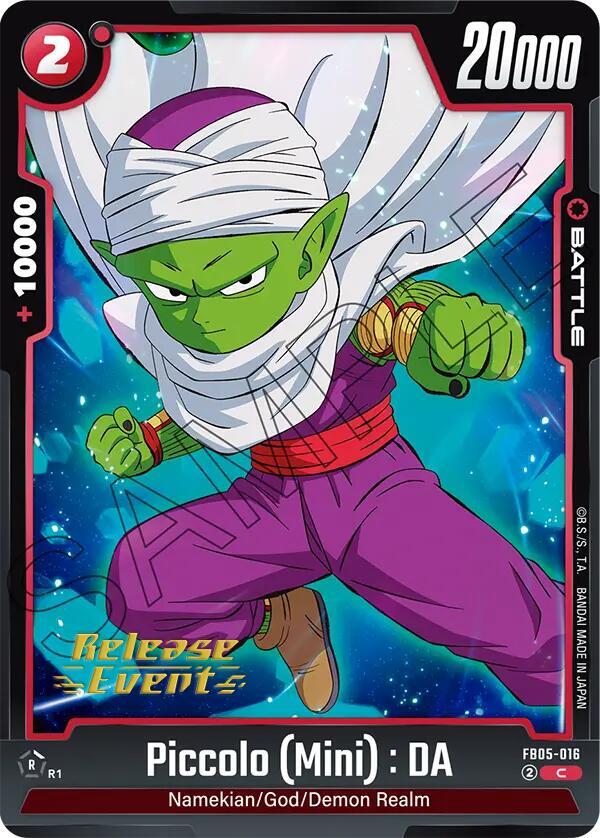 Piccolo (Mini) : DA - New Adventure Release Event Cards - Dragon