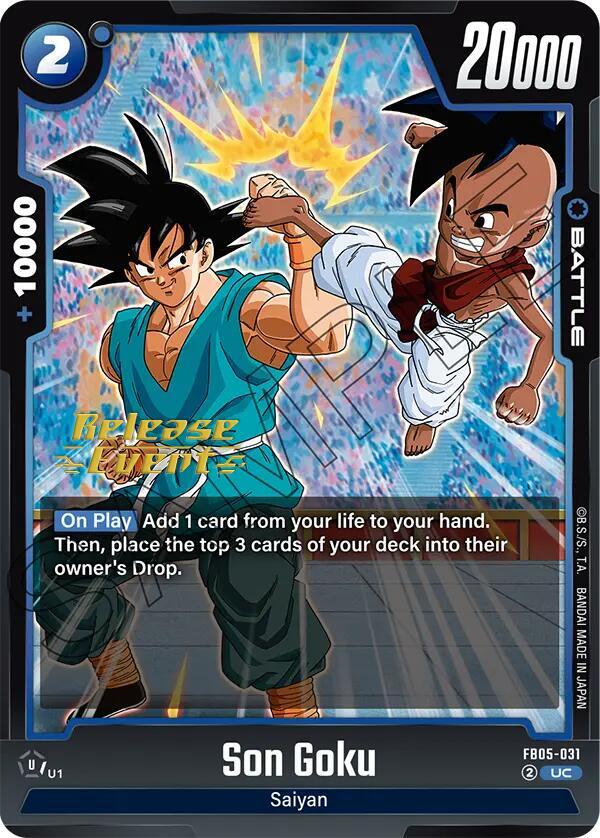孫悟空 FB05-031 Son Goku - FB05-031 - New Adventure Release Event Cards - Dragon