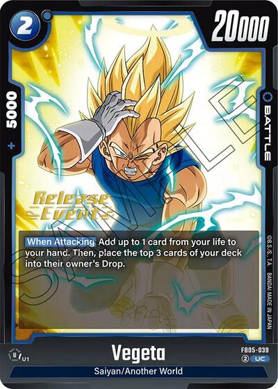 Vegeta - FB05-039 card