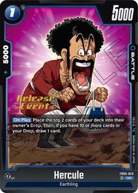Hercule - New Adventure Release Event Cards - Dragon Ball Fusion World card