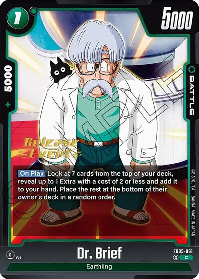 Dr. Brief card
