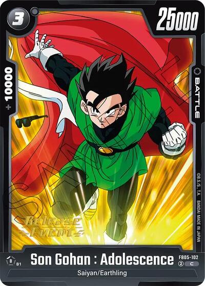 Son Gohan : Adolescence - FB05-102 card