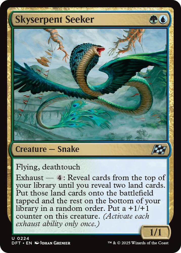 Skyserpent Seeker - Aetherdrift - Magic: The Gathering - TCGplayer.com