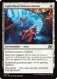 Lightwheel Enhancements - Aetherdrift - Magic: The Gathering card
