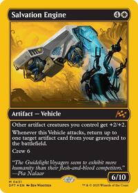 Salvation Engine (First-Place Foil) - Aetherdrift - Magic: The Gathering card