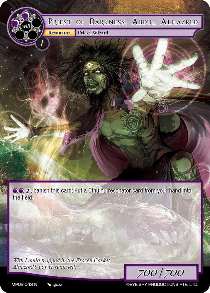 Priest of Darkness, Abdul Alhazred