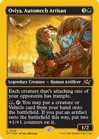 ドイツ語　旅する商人、オオアカ屋　拡張FOIL MTG Oviya, Automech Artisan (First-Place Foil) - Aetherdrift - Magic