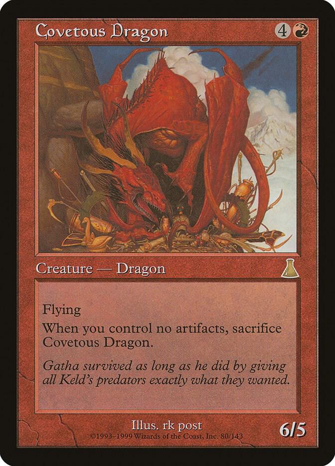 Covetous Dragon - Urza's Destiny - Magic: The Gathering
