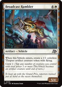 Broadcast Rambler - Aetherdrift - Magic: The Gathering card