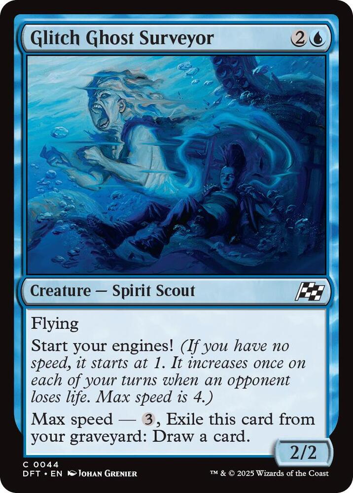 Glitch Ghost Surveyor - Aetherdrift - Magic: The Gathering