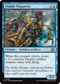 Nimble Thopterist - Aetherdrift - Magic: The Gathering card