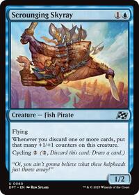 Scrounging Skyray - Aetherdrift - Magic: The Gathering card