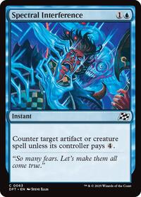 Spectral Interference - Aetherdrift - Magic: The Gathering card
