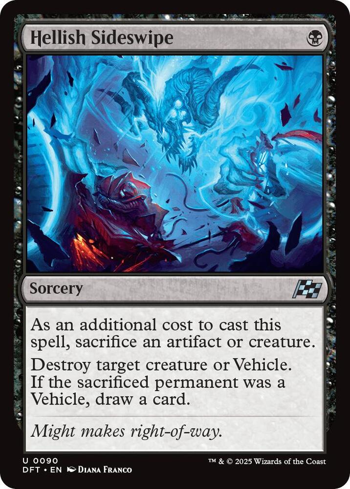 Hellish Sideswipe 90 card