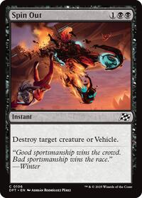 Spin Out - Aetherdrift - Magic: The Gathering card
