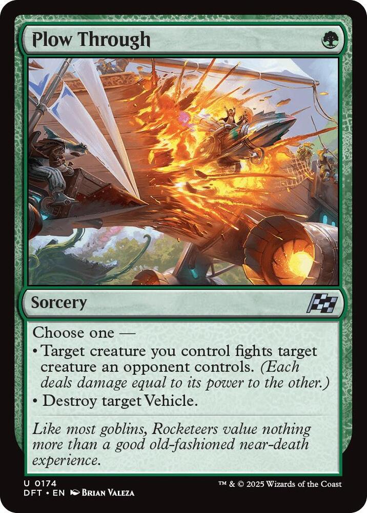 Plow Through 174 card