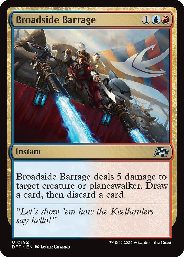 Broadside Barrage - Aetherdrift - Magic: The Gathering - TCGplayer.com Broadside Barrage - Aetherdrift - Magic: The Gathering - TCGplayer.com