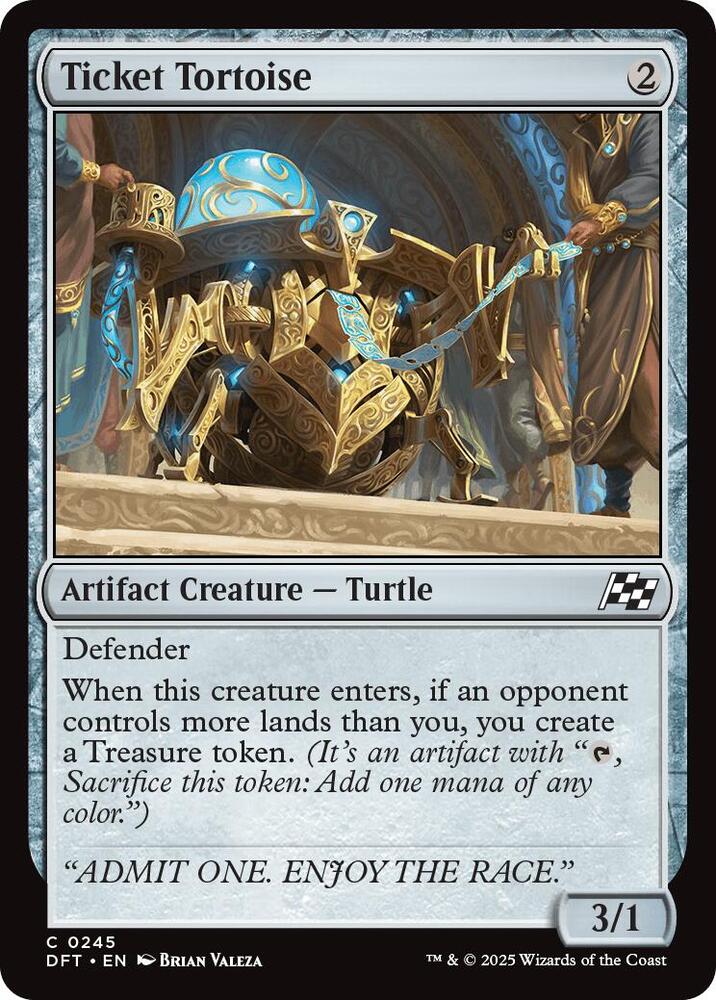 Ticket Tortoise - Aetherdrift - Magic: The Gathering - TCGplayer.com