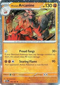 Hisuian Arcanine - 100/167 (Cosmos Holo) #100/167 from Blister Exclusives Pokemon card image