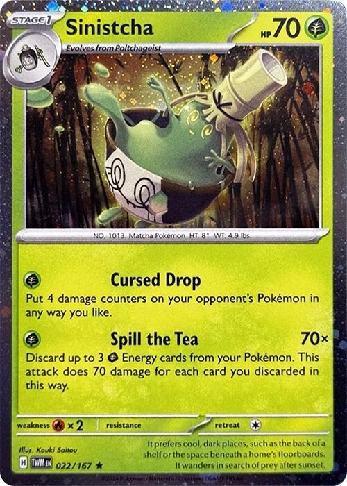 Sinistcha - 022/167 (Cosmos Holo) 022/167 from Blister Exclusives