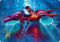 Chandra, Spark Hunter Art Card (Gold-Stamped Signature)