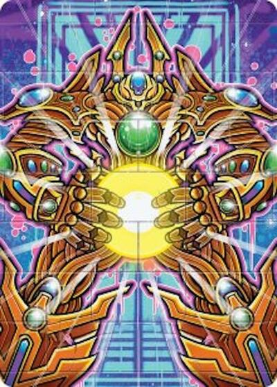Brightglass Gearhulk Art Card Gold Stamped Signature