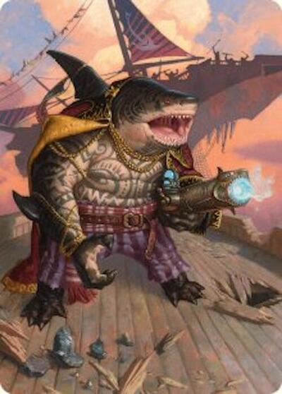 Captain Howler Sea Scourge Art Card 4 54 Gold Stamped Signature