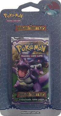 EX Dragon Frontiers Single Blister Pack from Dragon Frontiers Pokemon card image