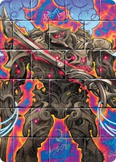 Coalstoke Gearhulk Art Card Gold Stamped Signature