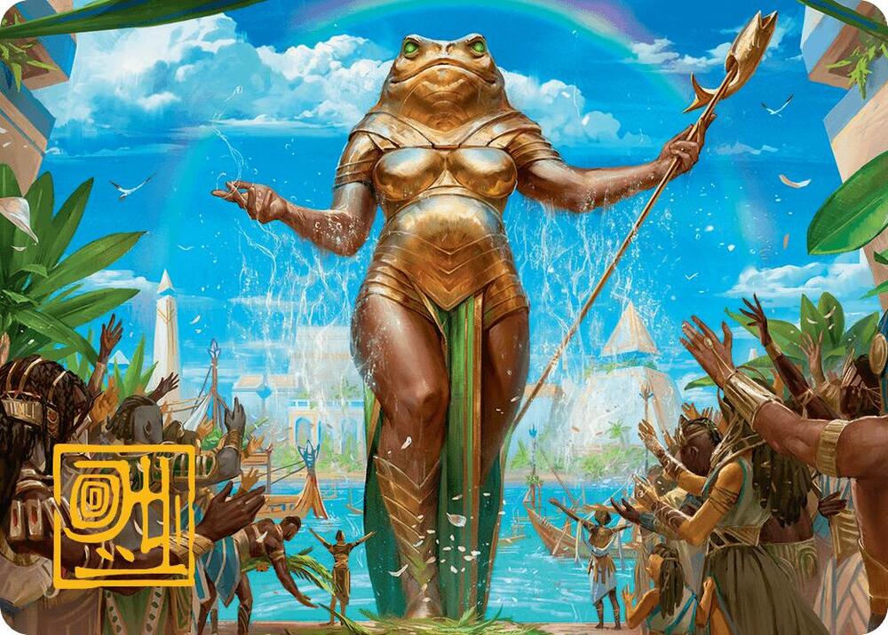 Sab-Sunen, Luxa Embodied Art Card (Gold-Stamped Signature) - Art