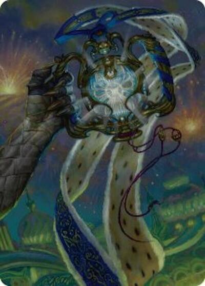 The Aetherspark Art Card Gold Stamped Signature